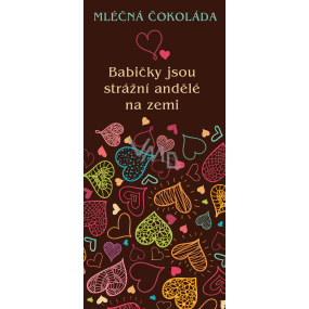 Bohemia Gifts Mliečna čokoláda Babičce, darčeková 100 g