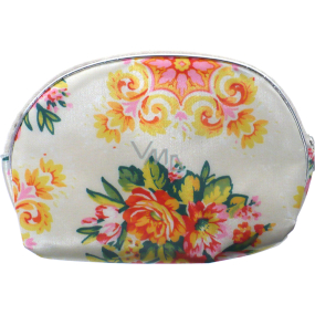 Etue Biela s kvetmi 16 x 11,5 x 1,5 cm 70150