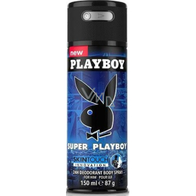 Playboy Super playboy for Him SkinTouch dezodorant sprej pre mužov 150 ml