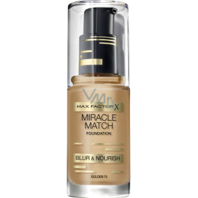 Max Factor Miracle Match Foundation make-up 75 Golden 30 ml