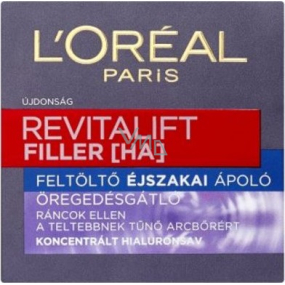Loreal Paris Revitalift Filler HA vyplňujúci nočný krém proti starnutiu 50 ml