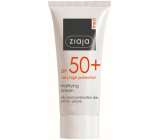 Ziaja Med Protecting SPF 50+ UVA + UVB matujúci opaľovací krém mastnú a zmiešanú pleť 50 ml