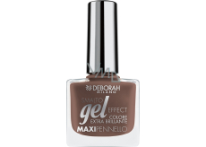 Deborah Milano Gél Effect Nail Enamel gélový lak na nechty 57 Cinnamon Suede 11 ml