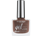 Deborah Milano Gél Effect Nail Enamel gélový lak na nechty 57 Cinnamon Suede 11 ml