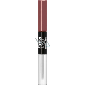 Deborah Milano Absolute Lasting Liquid Lipstick 2v1 rúž a lesk na pery 03 Mauve Nude 2 x 4 ml