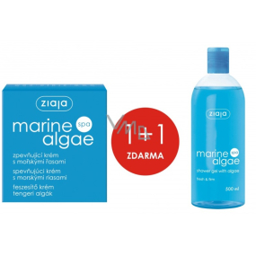 Ziaja Marine Algae Spa morské riasy spevňujúci pleťový krém 50 ml + Marine Algae Spa morské riasy sprchový gél 500 ml, duopack