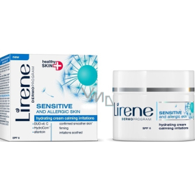 Lirene Healthy Skin + Citlivá a alergická pleť hydratačný krém pre zmiernenie podráždenia 50 ml