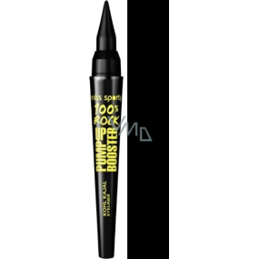 Miss Sporty Pump Up Booster 100% Rock Kohl Kajal Eyeliner ceruzka na oči 001 100% Black 1,5 g