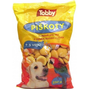 Tobby Piškóty kŕmne pre psov a ostatné domáce zvieratá 250 g