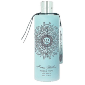 Vivian Gray Aroma Selection Amber & Cedar 2v1 luxusný sprchový gél a pena do kúpeľa 500 ml