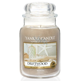 Yankee Candle Driftwood - Naplavené drevo vonná sviečka Classic veľká sklo 623 g