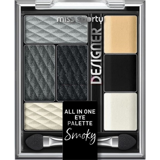 Miss Sporty Designer All in One paleta očných tieňov 200 Smoky Designer 9,5 g