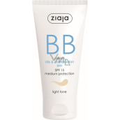 Ziaja BB SPF 15 krém mastná a zmiešaná pleť 01 Light 50 ml