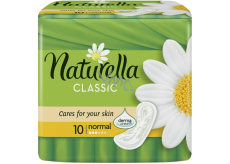 Naturella Classic Normal hygienické vložky s vôňou harmančeka 10 kusov