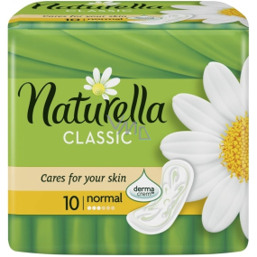 Naturella Classic Normal hygienické vložky s vôňou harmančeka 10 kusov