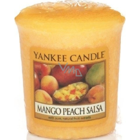 Yankee Candle Mango Peach Salsa - Salsa z manga a broskýň vonná sviečka votívny 49 g