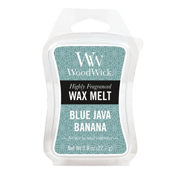 Woodwick Blue Java Banana - Havajský banán Artisan vonný vosk do aromalampy 22,7 g