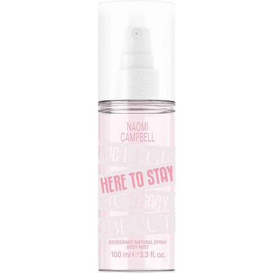 Naomi Campbell Here To Stay parfumovaný dezodorant sklo pre ženy 100 ml