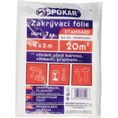 Spokar Standard Zakrývacia fólia HDPE, 7 µ, 20 m?, 4 × 5 m