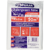 Spokar Standard Zakrývacia fólia HDPE, 7 μ, 20 m?, 4 × 5 m