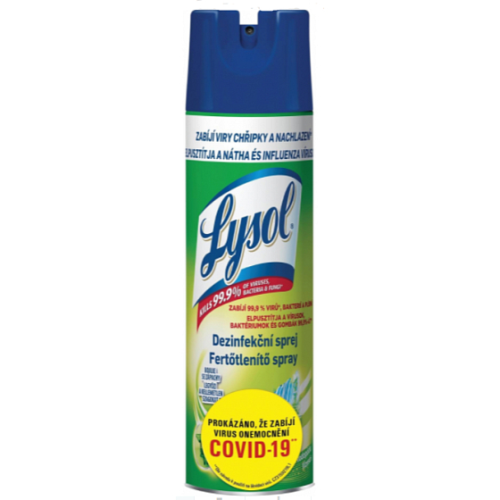 Lysol Sviežosť vodopádu dezinfekcia v spreji na viac než 100 povrchov, 400 ml