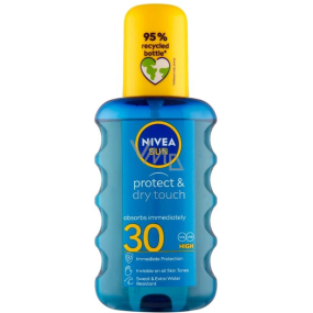 Nivea Sun Protect & Dry Touch OF30 neviditeľný opaľovací krém v spreji 200 ml