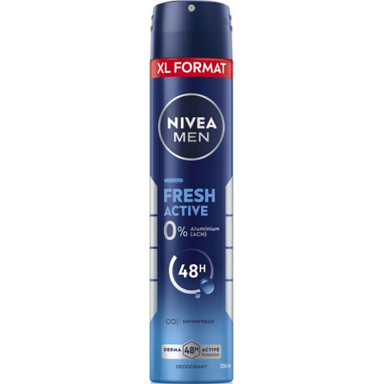 Nivea Men Fresh Active pánsky deodorant, 200 ml