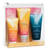 Payot Sunny Week-End ochranný krém SPF50 na tvár a telo 50 ml + ochranné mlieko SPF30 na tvár a telo 100 ml + sprchový gél po opaľovaní 100 ml, kozmetická sada