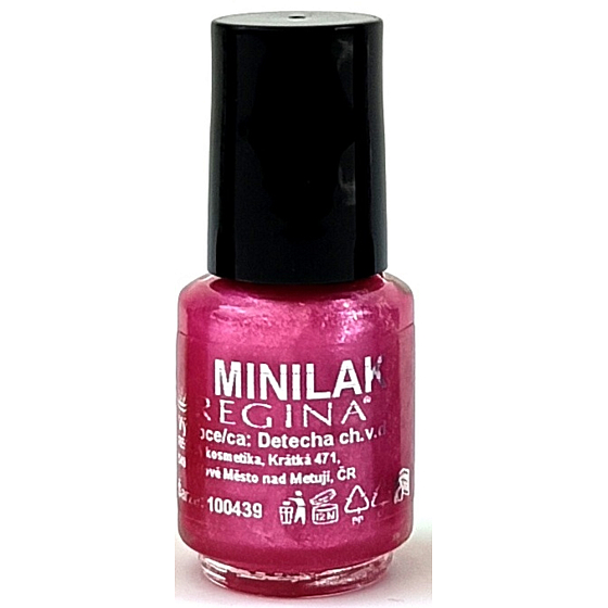 Regina Minilak lak na nechty č. 114 Glitter Dark Pink 5 ml