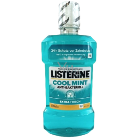 Antibakteriálna ústna voda Listerine Cool Mint pre svieži dych a redukciu zubného povlaku 600 ml