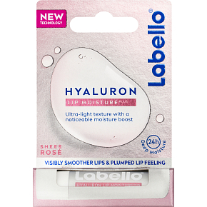 Labello Hyaluron Rosé hydratačný balzam na pery, 5,2 g