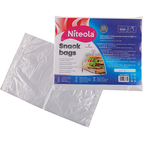 Niteola desiatové vrecká, HDPE, 25 × 35 cm, hrúbka 12 µ, priehľadné, 50 ks