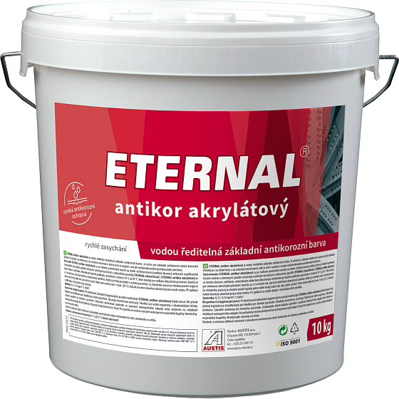 Eternal Antikor základná farba na kov antikoróznu, červenohnedá, 10 kg