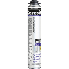 Ceresit White Teq pistolová montážna PU pena, 750 ml