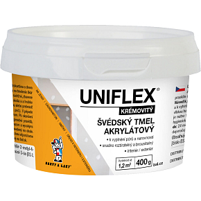 Uniflex akrylátový švédsky tmel 400 g