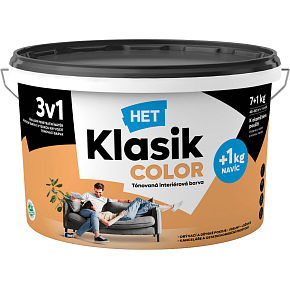 Het Klasik Color maliarska farba, 0737 oranžový, 7+1 kg