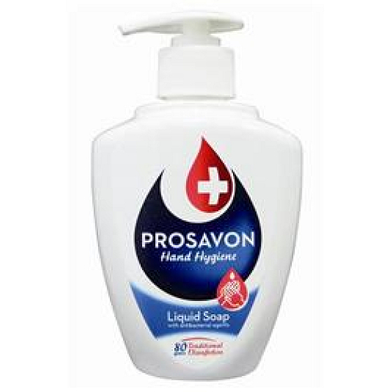 Prosavon s antibakteriálnymi účinkami tekuté mydlo s dávkovačom 300 g