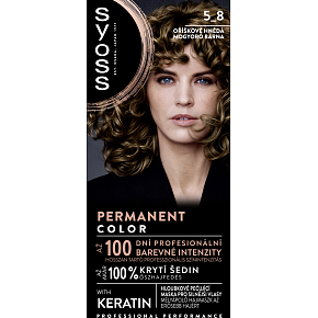 Syoss farba na vlasy, 5-8 Lieskovohnedá