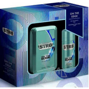 Str8 On The Edge toaletná voda 50 ml + dezodorant sprej 150 ml, darčeková sada pre mužov