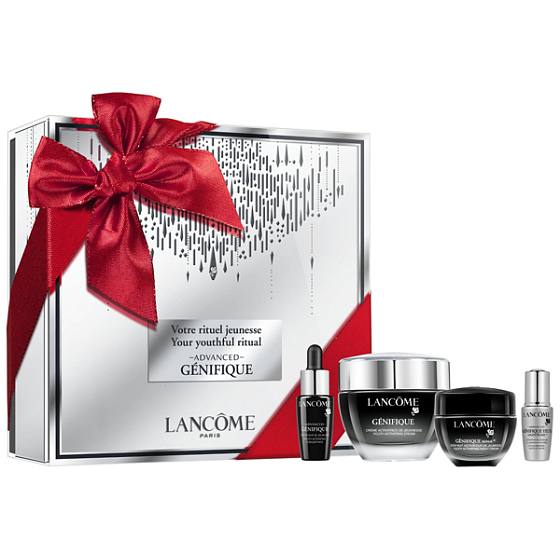 Lancome Advanced Génifique denný krém 50 ml + nočný krém 15 ml + sérum 7 ml + očný koncentrát 5 ml, kozmetická sada