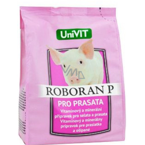 Roboran P pre ošípané zaisťuje zvýšenie prírastkov hmotnosti 1 kg