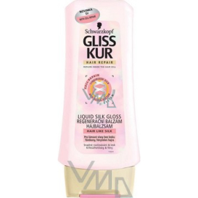 Gliss Kur Liquid Silk Gloss regeneračný balzam na vlasy 200 ml