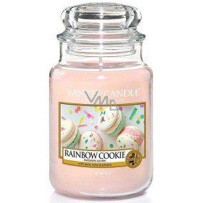 Yankee Candle Rainbow Cookie - Dúhové makrónky vonná sviečka Classic veľká sklo 623 g