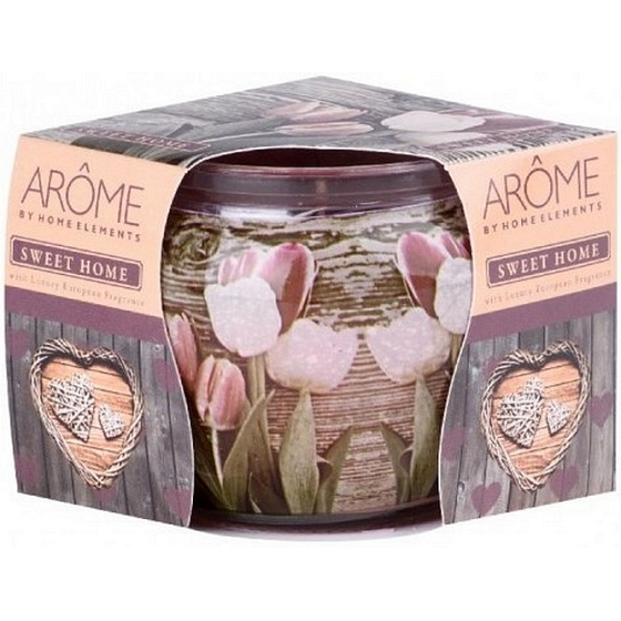 Home Elements Sweet Home - Sladký domov vonná sviečka v skle 85 g