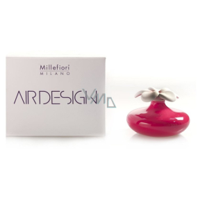 Millefiori Milano Air Design Difuzér kvetina nádobka pre vzlínaniu vône pomocou porézny vrchnej časti malá červená