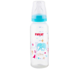 Baby Farlin Dojčenská fľaša štandardnej 3+ mesiacov modrá 240 ml AB-41012 B