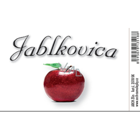 Arch Samolepka jablkovicu veľká etiketa 8,5 x 5,5 cm SK