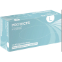 Sempermed Protects Hygienic Vinyl clear Rukavice jednorazové, bez púdru, číre, vinylové, veľkosť L, box 100 kusov