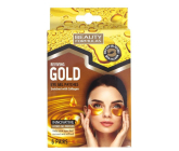 Beauty Formulas Gold zlaté gélové pásky pod oči s kolagénom 6 párov