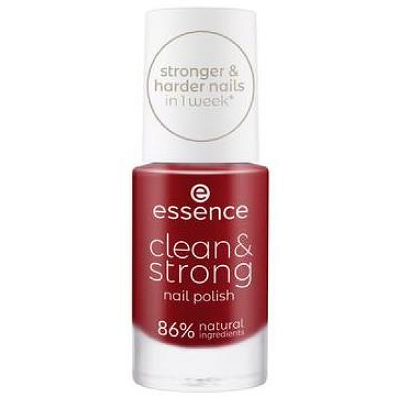 Essence Clean & Strong lak na nechty 05 Loud Poppy 8 ml